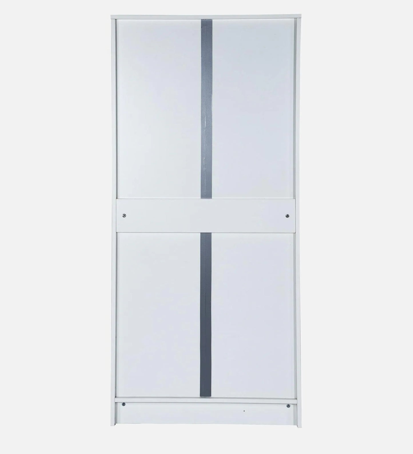 2 Door Wardrobe In Off White Finish With Drawer