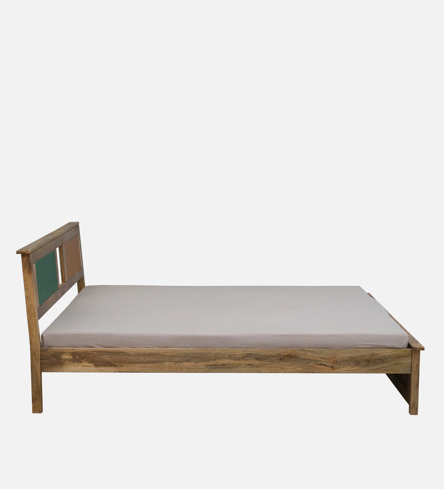 Mango Wood King Size Bed In Natural Finish