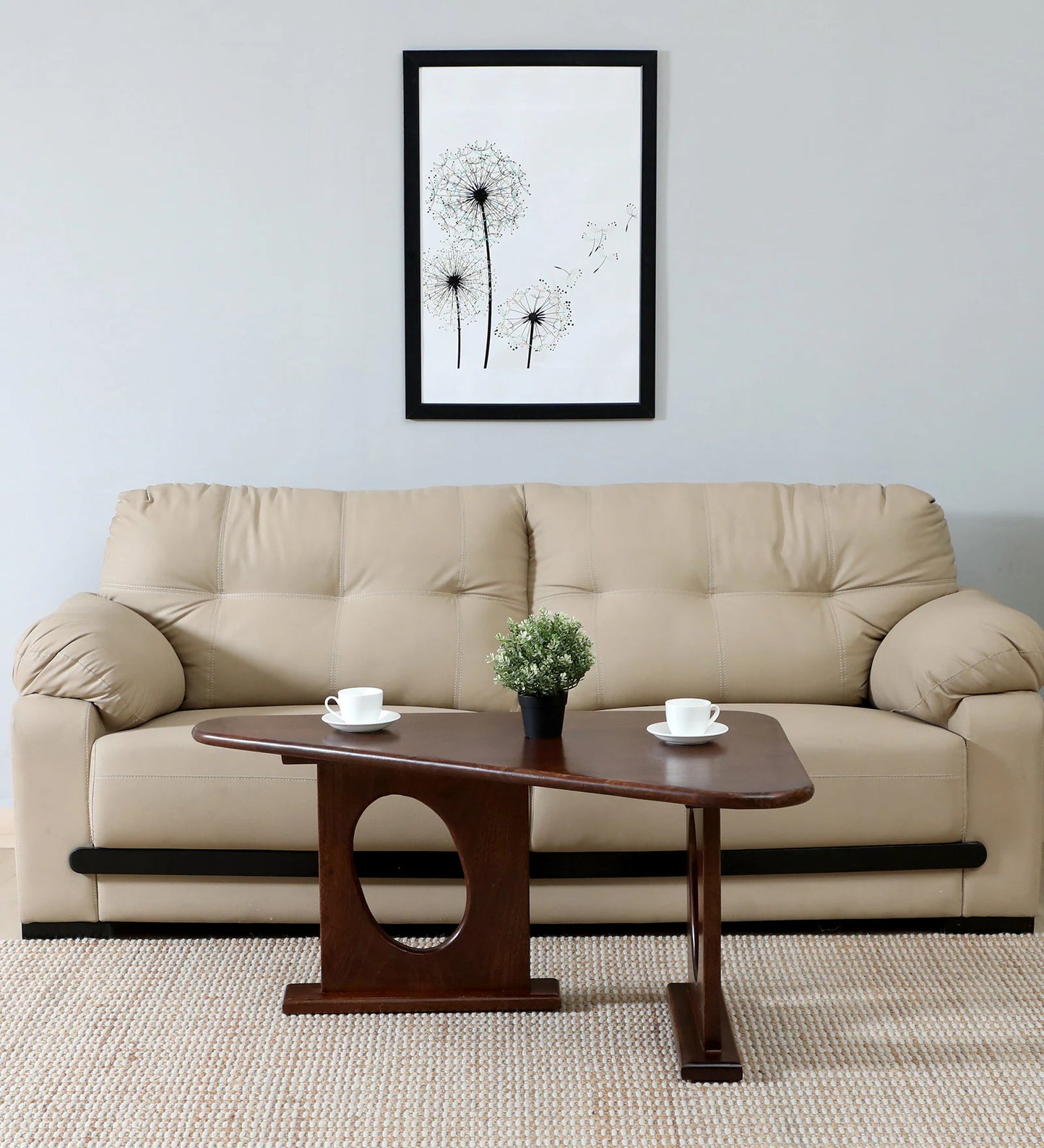 Mango Wood Coffee Table In Tubbaq Finish