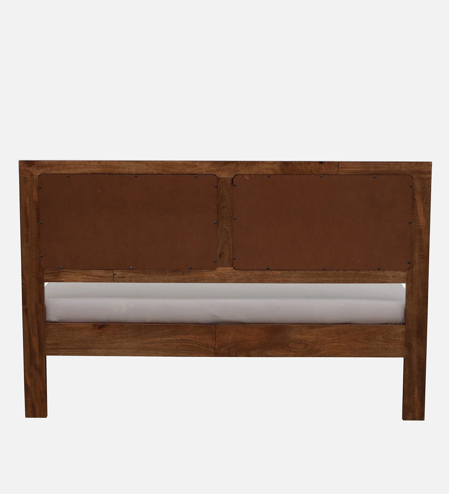 Mango Wood King Size Bed In Rustic Teak Finish