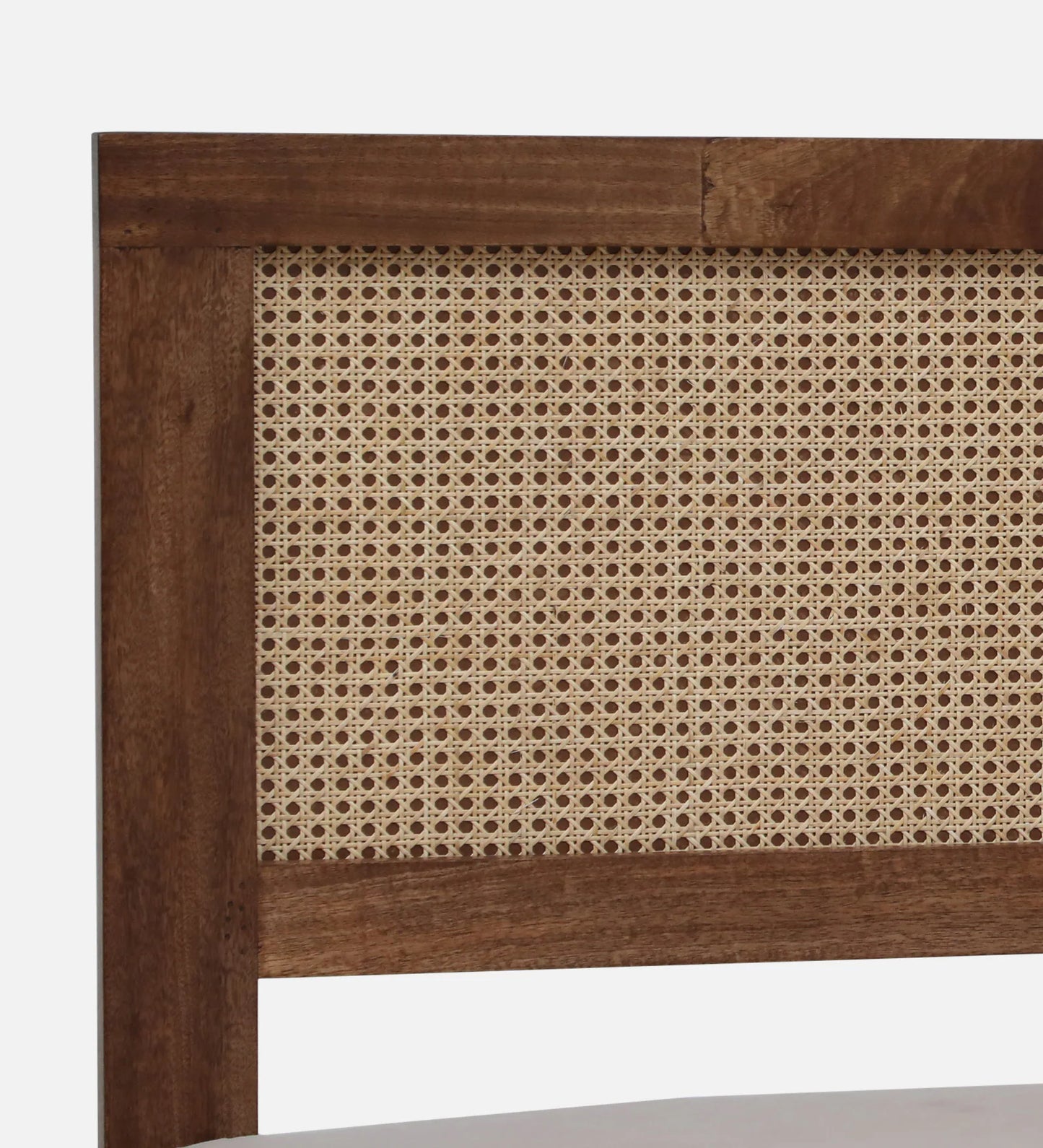 Mango Wood King Size Bed In Rustic Teak Finish