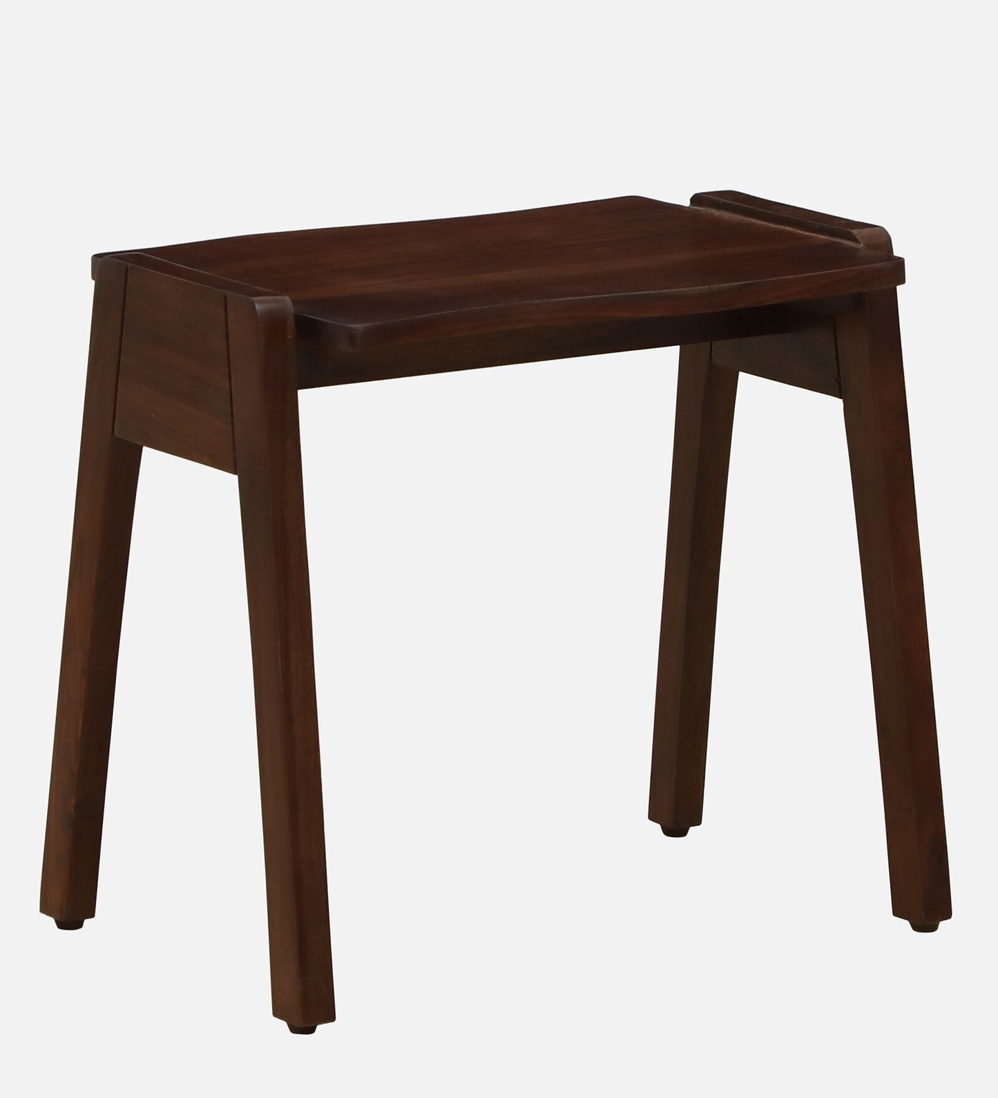 Sheesham Wood Folding Chair In Provincial Teak Finish With End Table