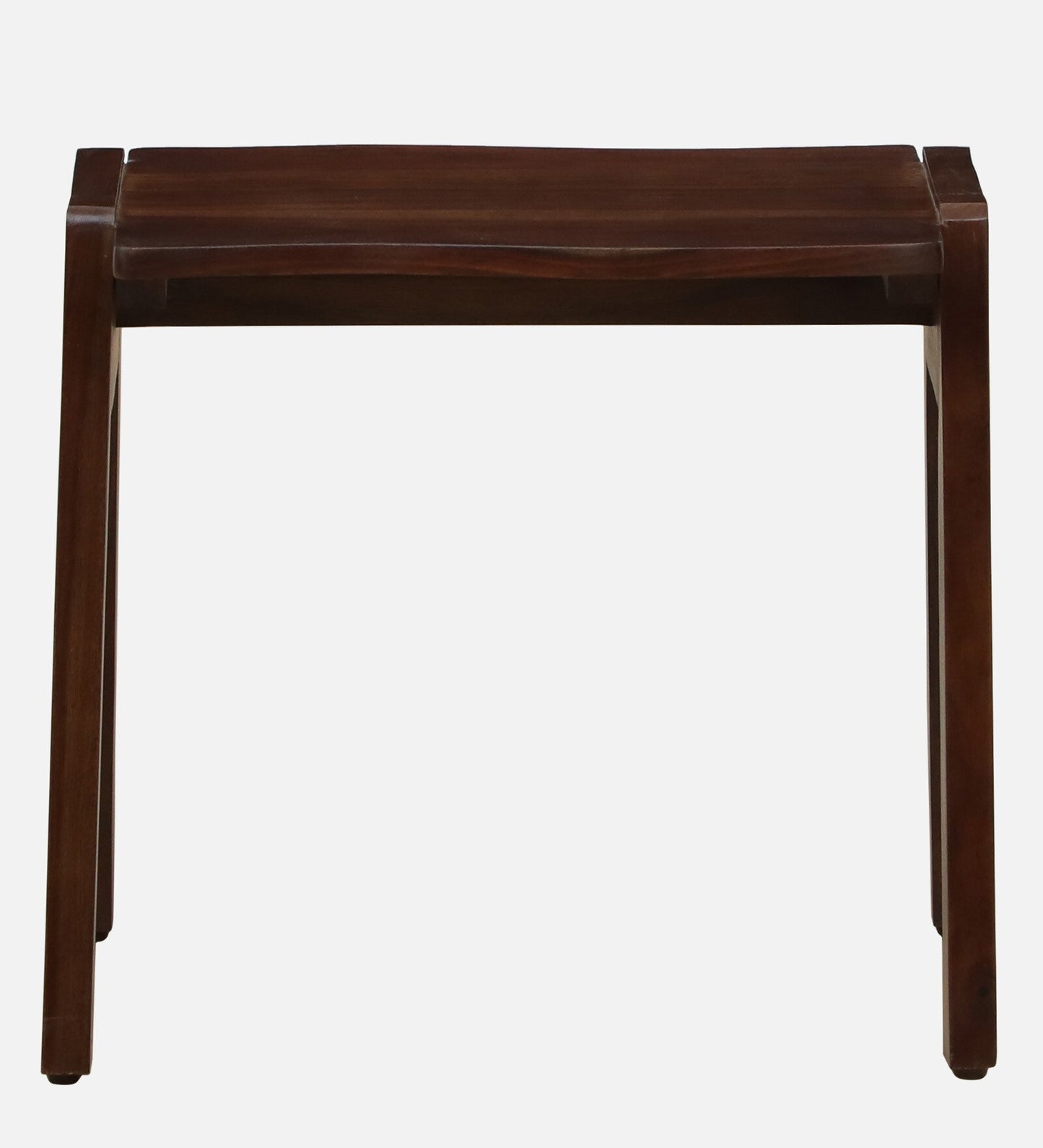 Sheesham Wood Folding Chair In Provincial Teak Finish With End Table