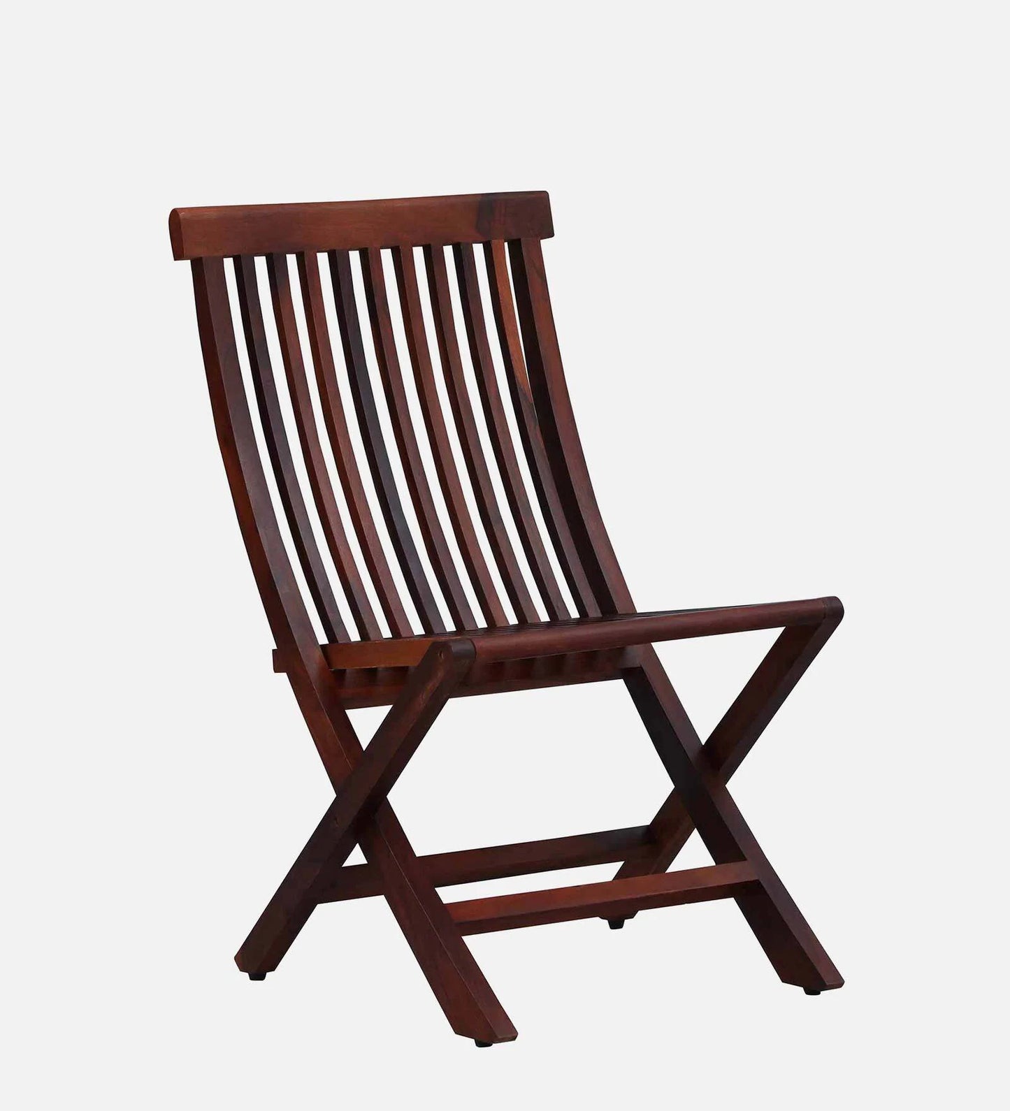 Sheesham Wood Folding Chair in Honey Oak Finish (Set of 2)