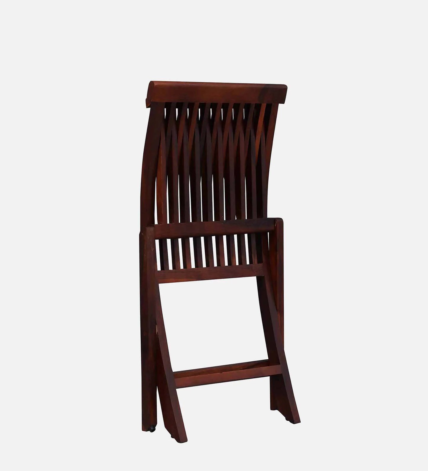 Sheesham Wood Folding Chair in Honey Oak Finish (Set of 2)