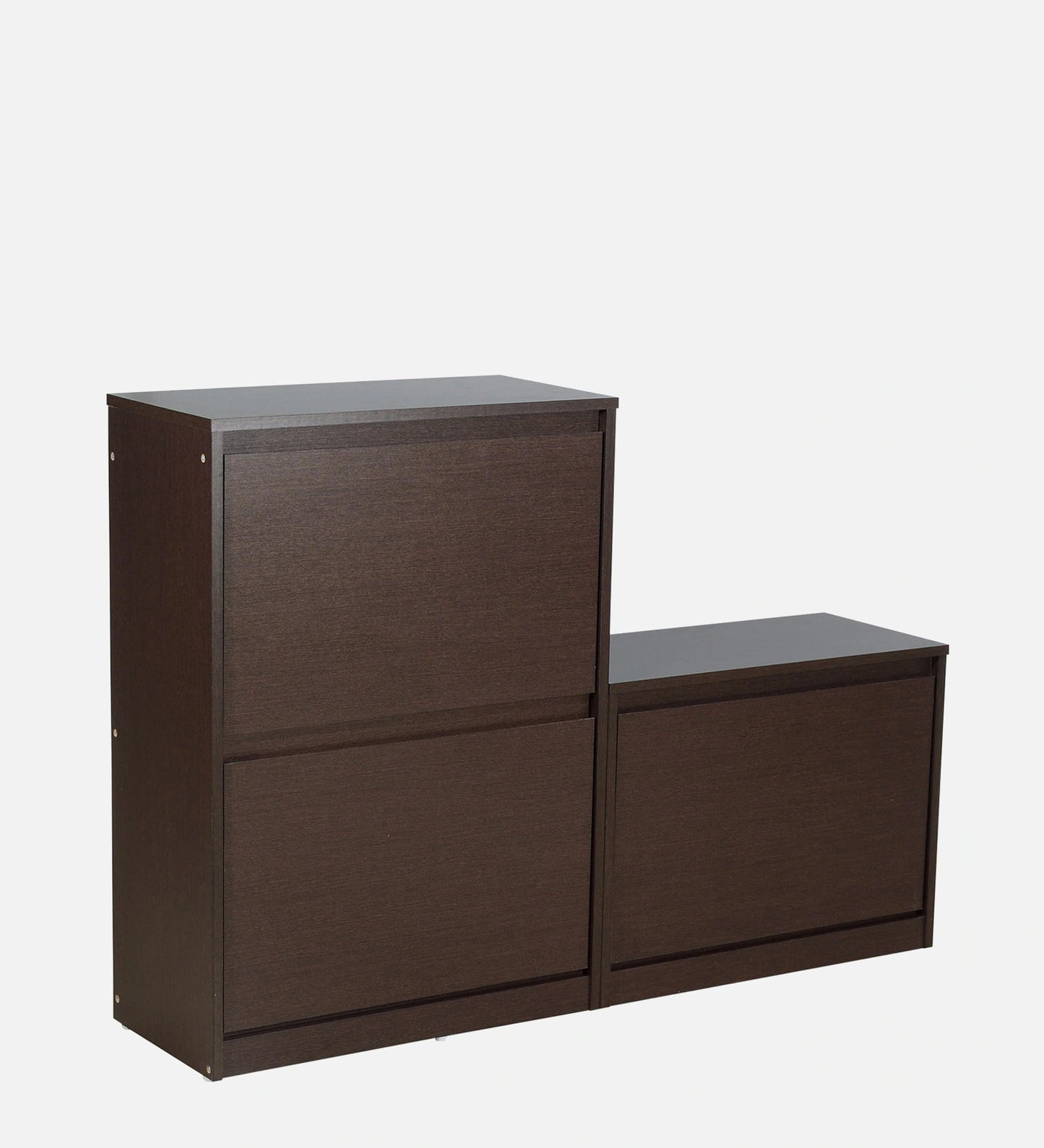 Tilt Out Shoe Rack in Columbia Walnut Finish