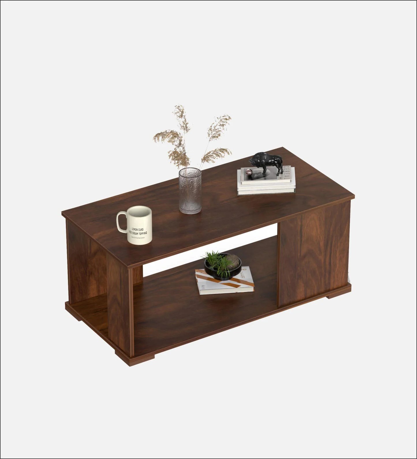 Coffee Table In Brown Maple Finish