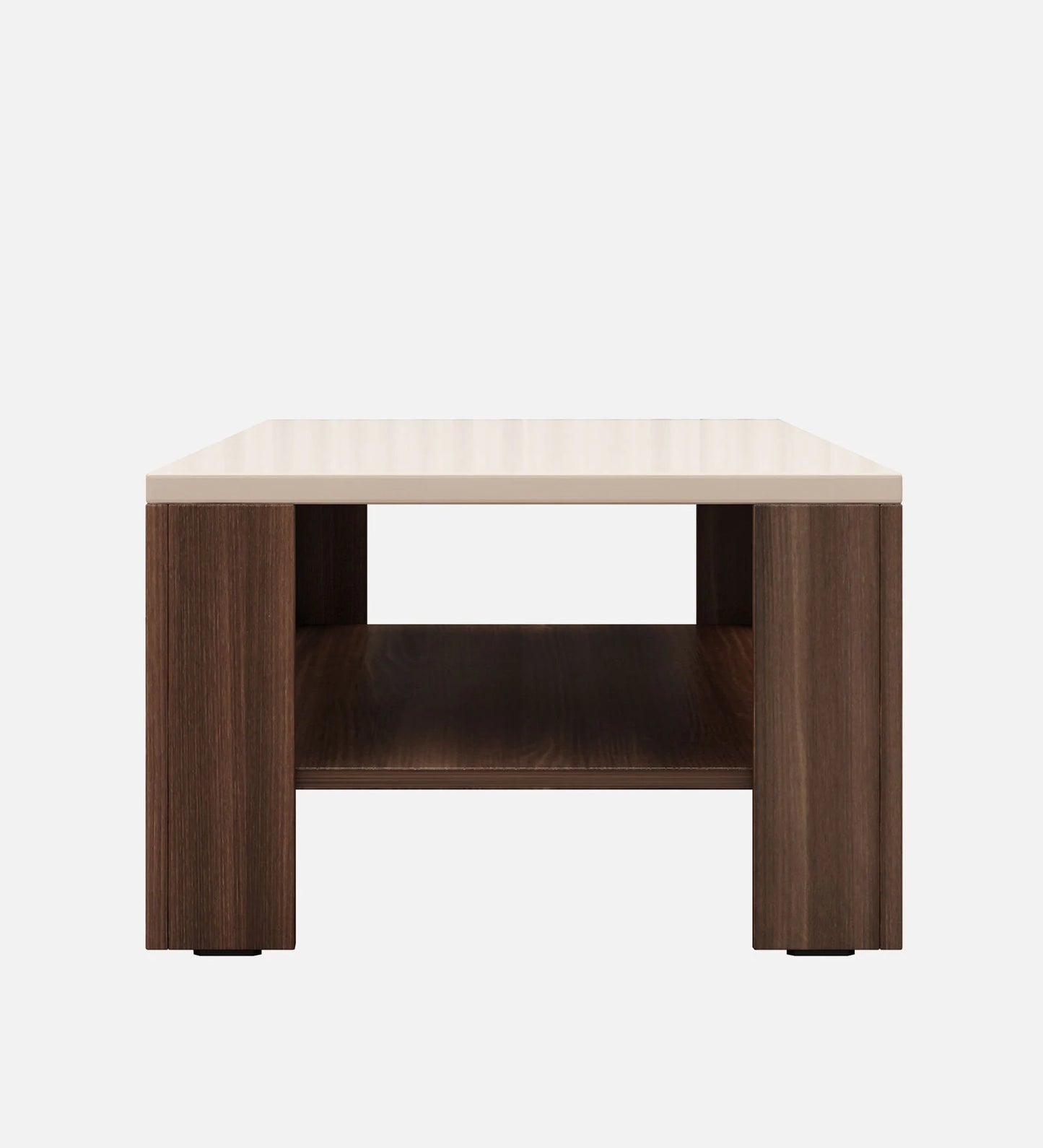 Wood Coffee Table in Dark Acacia Finish