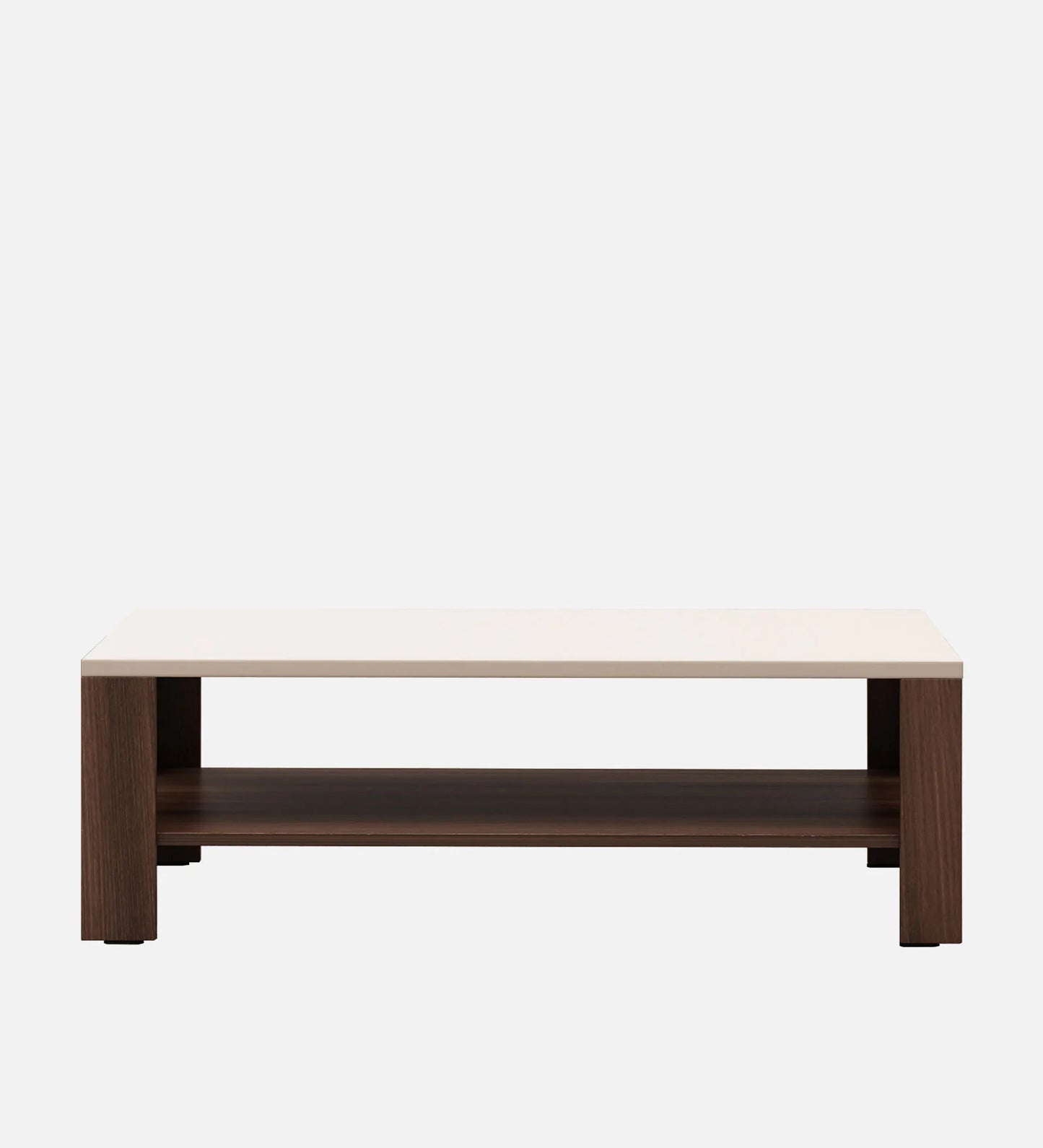 Wood Coffee Table in Dark Acacia Finish