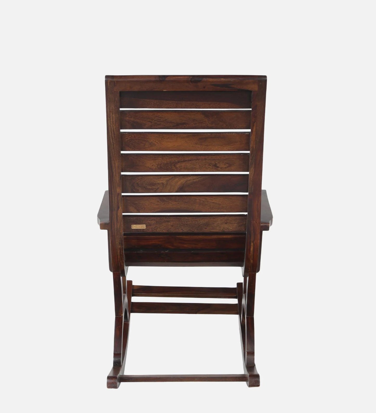 Sheesham Wood Rocking Chair In Scratch Resistant Provincial Teak Finish